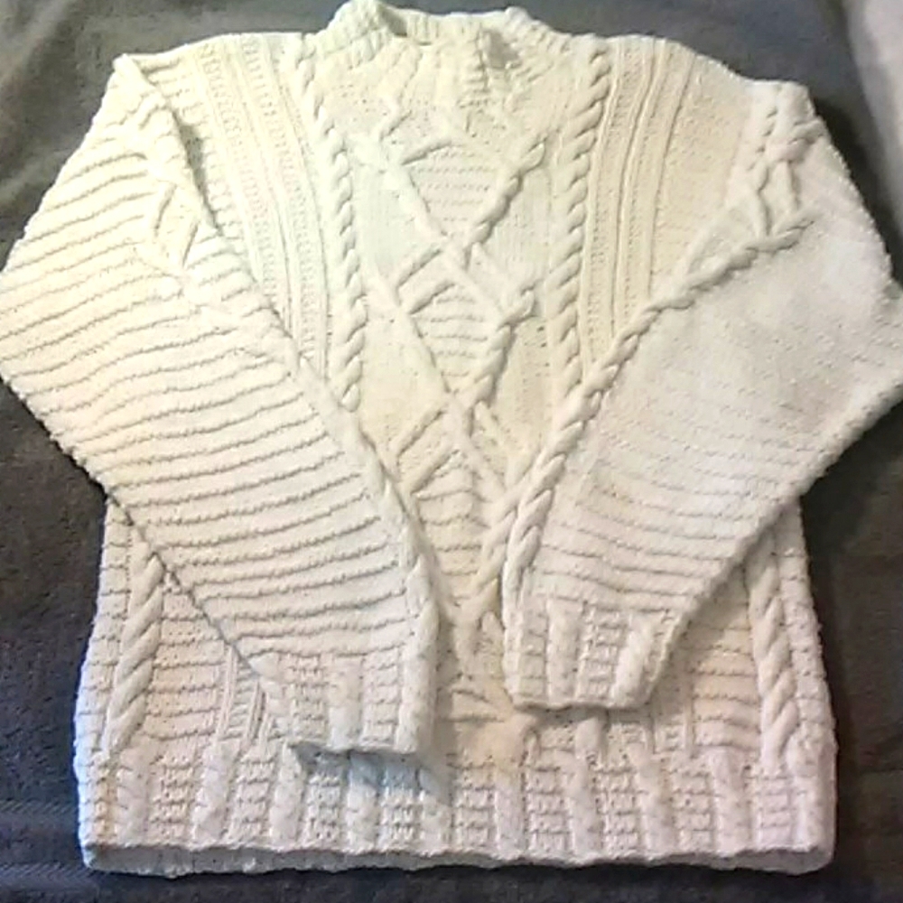 Kenneth Gordon Heavy Cable Knit Sweater